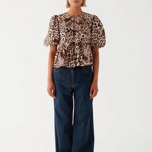 Peppermayo Animal Print Blouse